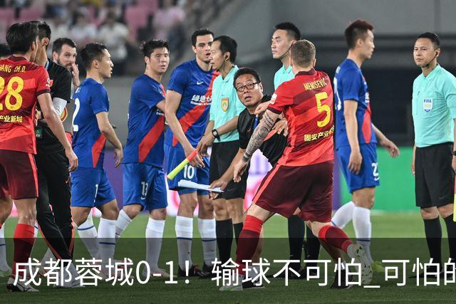 成都蓉城0-1！输球不可怕 可怕的是阿洛伊西赛后发言 坚信可以拿到冠军